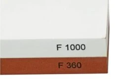 Helle Sharpening Stone L 300311 Sharpening Stone Grain 360/1000, Leather Sheath -Chic Knife Store HE300311 03 helle