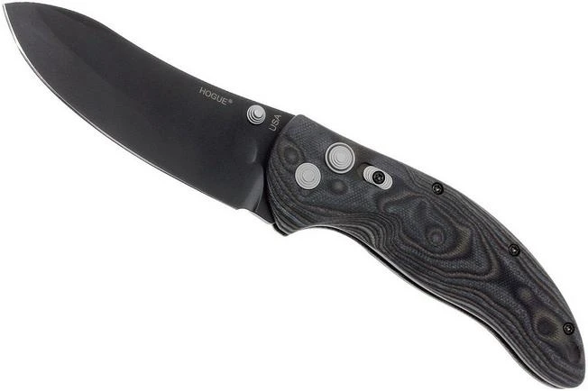 Hogue EX-04 4" Upswept G10, G-Mascus Black/Gray 34459 4 Hogue EX-04 4" Upswept G10, G-Mascus Black/Gray 34459 - Image 2