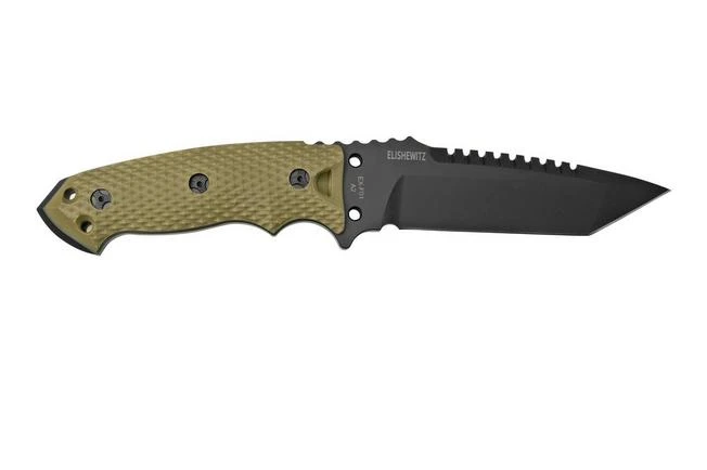Hogue EX-F01 5.5" Tanto, OD Green G10, A2-steel, 35128 Fixed Knife 4 Hogue EX-F01 5.5" Tanto, OD Green G10, A2-steel, 35128 Fixed Knife - Image 2