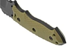Hogue EX-F01 5.5" Tanto, OD Green G10, A2-steel, 35128 Fixed Knife 11 Hogue EX-F01 5.5" Tanto, OD Green G10, A2-steel, 35128 Fixed Knife -Chic Knife Store HK35128 04 hogue