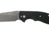 Rick Hinderer XM Slippy 3" Slicer 20CV Black DLC, Black G10 Slipjoint Pocket Knife