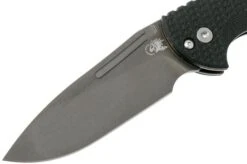 Rick Hinderer XM Slippy 3" Slicer 20CV Black DLC, Black G10 Slipjoint Pocket Knife -Chic Knife Store HRK SLIPPYBL SLI BK 03 rick hinderer knives