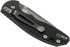 Rick Hinderer XM Slippy 3" Slicer 20CV Black DLC, Black G10 Slipjoint Pocket Knife -Chic Knife Store HRK SLIPPYBL SLI BK 04 rick hinderer knives