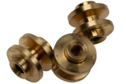 Rick Hinderer Standoffs Stonewash Brass Set, Eklipse 3.5"