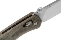 The James Brand The Carter XL, OD Green Micarta, Stainless Pocket Knife JAKN116127-00 -Chic Knife Store JAKN116127 00 06 the james brand