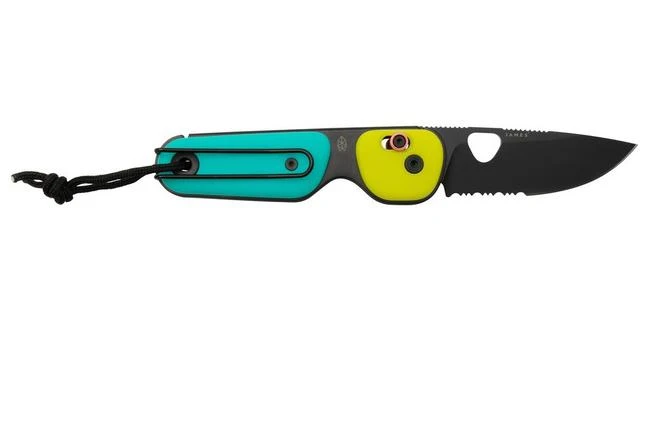 The James Brand The Redstone, Neon, Turquoise PP, Black, Serrated, KN118191-01, Pocket Knife 4 The James Brand The Redstone, Neon, Turquoise PP, Black, Serrated, KN118191-01, Pocket Knife - Image 2