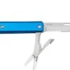 The James Brand The Ellis Scissors, Cerulean, Aluminum Serrated, Pocket Knife