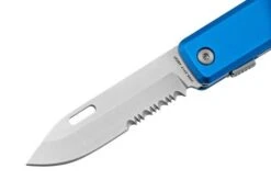 The James Brand The Ellis Scissors, Cerulean, Aluminum Serrated, Pocket Knife -Chic Knife Store JAKN119102 01 03 jamesbrand