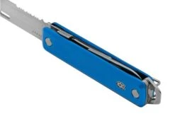 The James Brand The Ellis Scissors, Cerulean, Aluminum Serrated, Pocket Knife -Chic Knife Store JAKN119102 01 04 jamesbrand