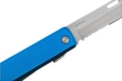 The James Brand The Ellis Scissors, Cerulean, Aluminum Serrated, Pocket Knife -Chic Knife Store JAKN119102 01 05 jamesbrand