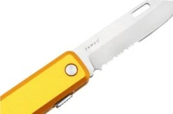 The James Brand The Ellis Scissors, Canary, Aluminum Serrated, Pocket Knife -Chic Knife Store JAKN119130 01 05 jamesbrand