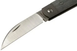 Jack Wolf Laid Back Jack, Black Canvas Micarta LAIDB-01-BLK Slipjoint Pocket Knife -Chic Knife Store JW LAIDB 01 BLK 03 jackwolf