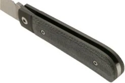 Jack Wolf Laid Back Jack, Black Canvas Micarta LAIDB-01-BLK Slipjoint Pocket Knife -Chic Knife Store JW LAIDB 01 BLK 04 jackwolf