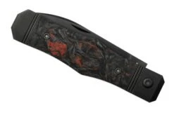 Jack Wolf Vampire Jack VAMPI-02-DM-RED Fat Carbon Dark Matter Red, Slipjoint Pocket Knife -Chic Knife Store JW VAMPI 02 DM RED 06 jackwolf