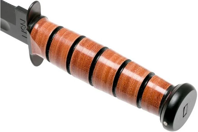 KA-BAR U.S. Navy Knife 1225 Fixed Knife, Leather Sheath 6 KA-BAR U.S. Navy Knife 1225 Fixed Knife, Leather Sheath - Image 4