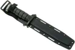 KA-BAR D2 Extreme Fighting Knife 1292, Straight Edge, Kraton Handle, Plastic Sheath -Chic Knife Store KA1292 06 ka bar
