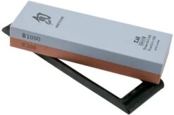 Kai Shun DM-0708 Combination Sharpening Stone, Grain 300/1000 -Chic Knife Store KADM 0708 02 kai