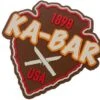 KA-BAR Skull Patch KBPATCH1 -Chic Knife Store KAKBPATCH1 01 ka bar v202203
