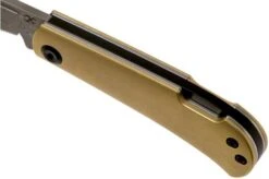 Kansept Wedge K2026BB1 Damascus, Brass Pocket Knife, Nick Swan Design -Chic Knife Store KSK2026BB1 07 kansept