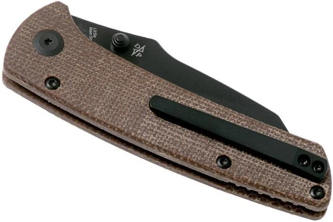 Kansept Main Street T1015A4 Black, Brown Micarta Pocket Knife, Dirk Pinkerton Design 6 Kansept Main Street T1015A4 Black, Brown Micarta Pocket Knife, Dirk Pinkerton Design - Image 4