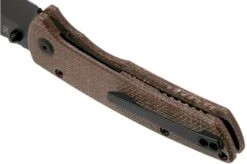 Kansept Main Street T1015A4 Black, Brown Micarta Pocket Knife, Dirk Pinkerton Design 14 Kansept Main Street T1015A4 Black, Brown Micarta Pocket Knife, Dirk Pinkerton Design -Chic Knife Store KST1015A4 05 kansept knives