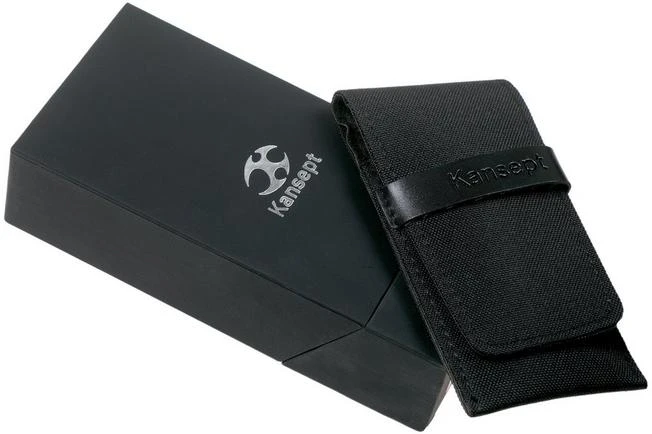 Kansept Main Street T1015A4 Black, Brown Micarta Pocket Knife, Dirk Pinkerton Design 10 Kansept Main Street T1015A4 Black, Brown Micarta Pocket Knife, Dirk Pinkerton Design - Image 8