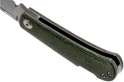 Kansept Wedge T2026B4 Green Micarta Pocket Knife, Nick Swan Design -Chic Knife Store KST2026B4 05 kansept knives