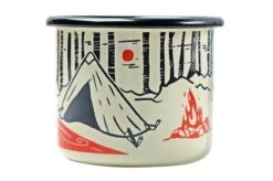 Knivesandtools Enamel Mug E-MG-S-01, Small 8 Cm, Enamel Mug -Chic Knife Store KT E MG S 01 03 kato