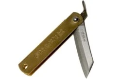 Higonokami Pocket Knife 5 Cm HIGO75BRS, SK-carbon Steel, Brass -Chic Knife Store KT HIGO75BRS 04 higonokami