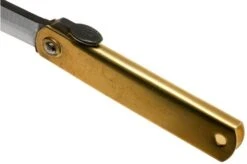 Higonokami Pocket Knife 5 Cm HIGO75BRS, SK-carbon Steel, Brass -Chic Knife Store KT HIGO75BRS 07 higonokami