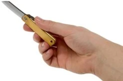 Higonokami Pocket Knife 5 Cm HIGO75BRS, SK-carbon Steel, Brass -Chic Knife Store KT HIGO75BRS 08 higonokami