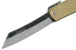 Higonokami Pocket Knife 7.3 Cm HIGOC1B, Blue Paper Steel, Bronze Finished Steel -Chic Knife Store KT HIGOC1B 03 higonokami