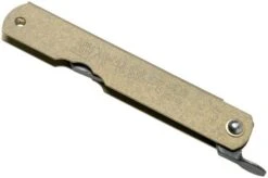 Higonokami Pocket Knife 7.3 Cm HIGOC1B, Blue Paper Steel, Bronze Finished Steel -Chic Knife Store KT HIGOC1B 04 higonokami