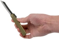 Higonokami Pocket Knife 7.3 Cm HIGOC1B, Blue Paper Steel, Bronze Finished Steel -Chic Knife Store KT HIGOC1B 07 higonokami