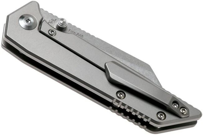 Kizer Fire Ant Ki2535A1 Grey Pocket Knife, Dirk Pinkerton Design 6 Kizer Fire Ant Ki2535A1 Grey Pocket Knife, Dirk Pinkerton Design - Image 4