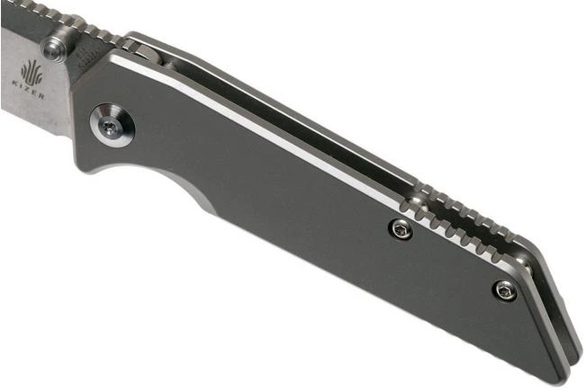 Kizer Fire Ant Ki2535A1 Grey Pocket Knife, Dirk Pinkerton Design 9 Kizer Fire Ant Ki2535A1 Grey Pocket Knife, Dirk Pinkerton Design - Image 7