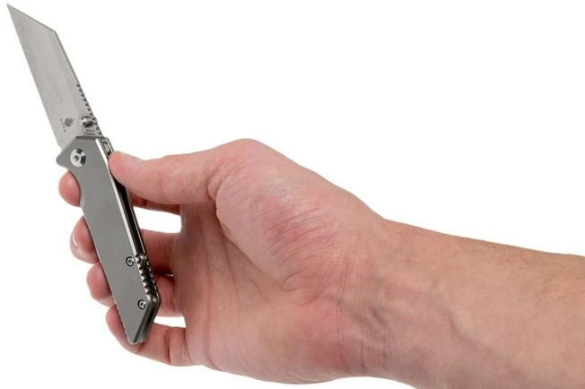 Kizer Fire Ant Ki2535A1 Grey Pocket Knife, Dirk Pinkerton Design 10 Kizer Fire Ant Ki2535A1 Grey Pocket Knife, Dirk Pinkerton Design - Image 8