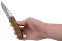 Kizer Vanguard Yukon V4004N2 Brown Pocket Knife -Chic Knife Store KZV4004N2 08 kizer