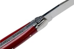 Forge De Laguiole 1211INTCROUB 11cm, Red Micarta, Laguiole Knife -Chic Knife Store LA1211INTCROUB 06 forge de laguiole