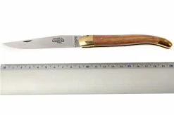 Forge De Laguiole - Natural Wood Folder, Olivewood 11 Forge De Laguiole - Natural Wood Folder, Olivewood -Chic Knife Store LA1211OL 05 forge de laguiole vouwmes la1211ol d5