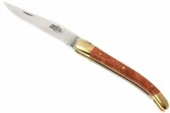 Forge De Laguiole - Natural Wood Folder, 3 Inch, Briarwood