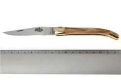 Forge De Laguiole - Natural Wood Folder, 3 Inch, Olivewood 11 Forge De Laguiole - Natural Wood Folder, 3 Inch, Olivewood -Chic Knife Store LA129OL 05 forge de laguiole vouwmes la129ol d5