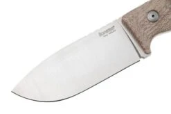 LionSteel M3 M3-CVN Natural Canvas Micarta Fixed Knife -Chic Knife Store LI M3 CVN 03 lionsteel