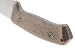 LionSteel M3 M3-CVN Natural Canvas Micarta Fixed Knife -Chic Knife Store LI M3 CVN 04 lionsteel