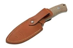 LionSteel M3 M3-CVN Natural Canvas Micarta Fixed Knife -Chic Knife Store LI M3 CVN 07 lionsteel