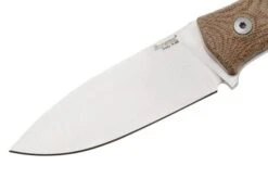 LionSteel M4-CVN M390, Natural Canvas Micarta -Chic Knife Store LI M4 CVN 03 lionsteel