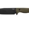Lionsteel T6 Old Black, Green Canvas Micarta T6B-CVG Fixed Knife -Chic Knife Store LI T6B CVG 01 lionsteel