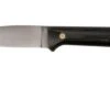 LT Wright Next Gen, A2, Matte Black Micarta, Leather Sheath, Bushcraft Knife -Chic Knife Store LT NG BM LS 01 lt wright