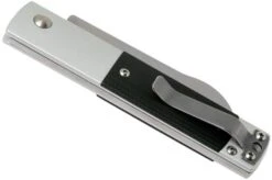 Maserin In-Estro Black Micarta 165/MCN Slipjoint Pocket Knife -Chic Knife Store ME 165 MCN 04 maserin