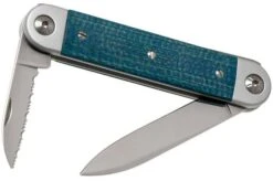 Maserin 60° Knife Sessantesimo 195/MCB Blue Micarta Pocket Knife -Chic Knife Store ME 195 MCB 02 maserin